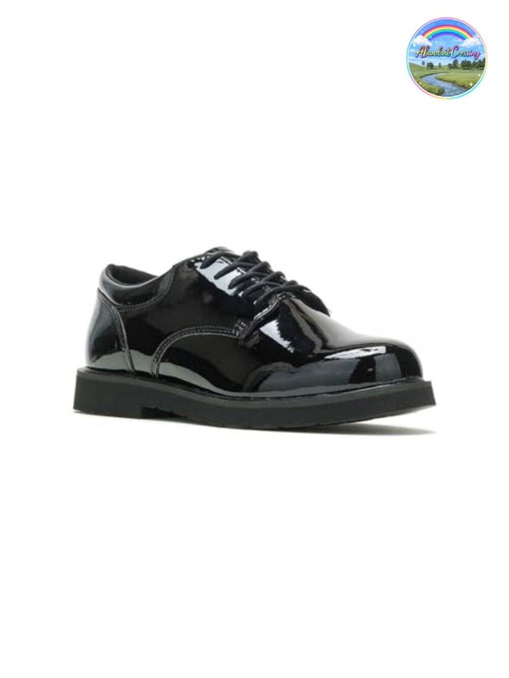 Bates Duty Oxford Shoes High Gloss Leather Slip Resistant